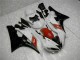 06-07 Weiß Schwarz YZF R6 Motorrad Vollverkleidung