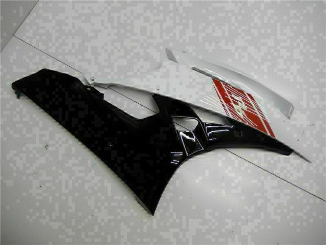 06-07 Weiß Schwarz YZF R6 Motorrad Vollverkleidung