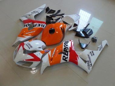 06-07 Weiß Und Orange Repsol CBR1000RR Motorrad Verkleidung