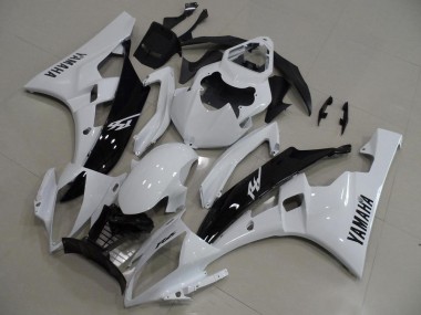 06-07 Weiß Und Schwarz YZF R6 Motorrad Verkleidung