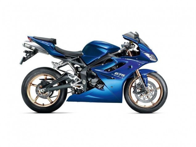 06-08 Blau Daytona 675 Triple Motorrad Verkleidung