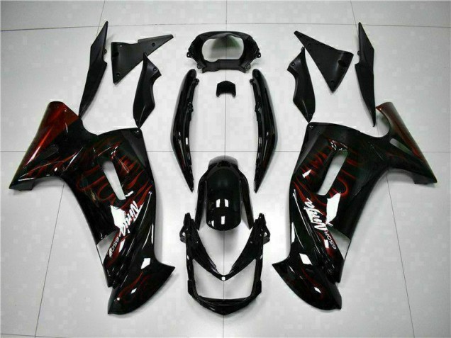 06-08 Rot Flamme EX650 Motorrad Verkleidung 06-08 Rot Flamme EX650 Motorrad Verkleidung