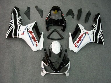 06-08 Schwarz Weiß Daytona 675 Triple Motorrad Verkleidung