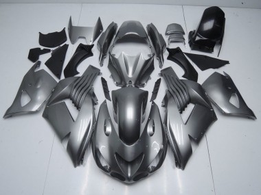 06-11 Glänzend Grau ZX14R ZZR1400 Motorrad Verkleidung