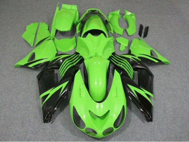 06-11 Grün Schwarz ZX14R ZZR1400 Motorrad Verkleidung 06-11 Grün Schwarz ZX14R ZZR1400 Motorrad Verkleidung