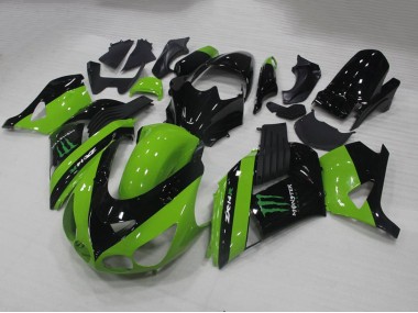 06-11 Grünes Monster ZX14R ZZR1400 Motorrad Verkleidung