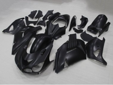 06-11 Matt Schwarz ZX14R ZZR1400 Motorrad Verkleidung