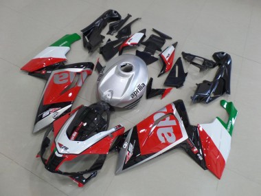 06-11 Rot Weiß Schwarz RS125 Motorrad Verkleidung