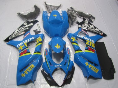 07-08 Blau Rizla GSXR 1000 Motorrad Verkleidung