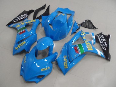07-08 Blau Rizla Rennen GSXR 1000 Motorrad Verkleidung