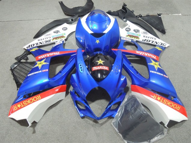 07-08 Blau Rockstar GSXR 1000 Motorrad Verkleidung