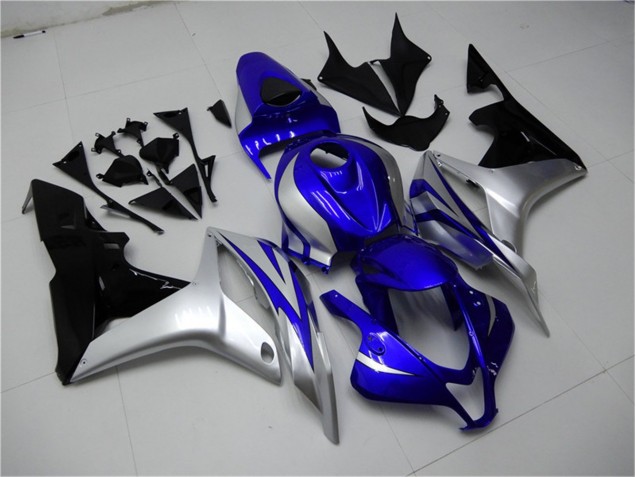 07-08 Blau Silber Schwarz CBR600RR Motorrad Verkleidung