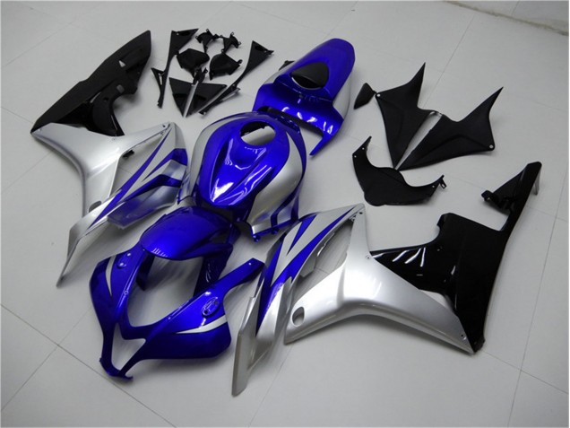 07-08 Blau Silber Schwarz CBR600RR Motorrad Verkleidung
