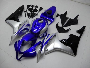 07-08 Blau Silber Schwarz CBR600RR Motorrad Verkleidung