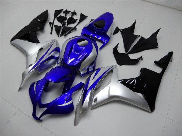 07-08 Blau Silber Schwarz CBR600RR Motorrad Verkleidung
