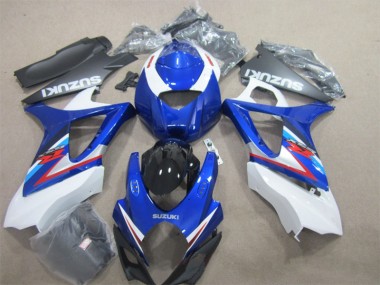 07-08 Blau Weiß GSXR 1000 Motorrad Verkleidung