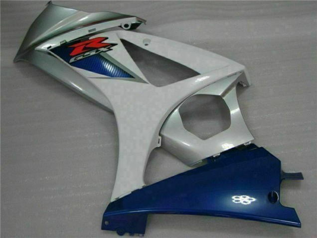 07-08 Blau Weiß GSXR 1000 Motorrad Vollverkleidung & Plastik