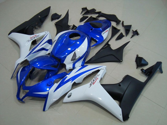07-08 Blau Weiß Matt Schwarz CBR600RR Motorrad Verkleidung
