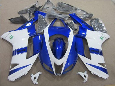07-08 Blau Weiß Monster ZX6R Motorrad Verkleidung