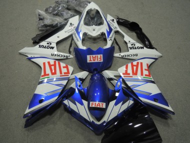 07-08 Blau Weiß Rot Fiat YZF R1 Motorrad Verkleidung