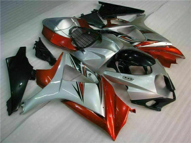 07-08 Braun Silber GSXR 1000 Motorrad Verkleidung