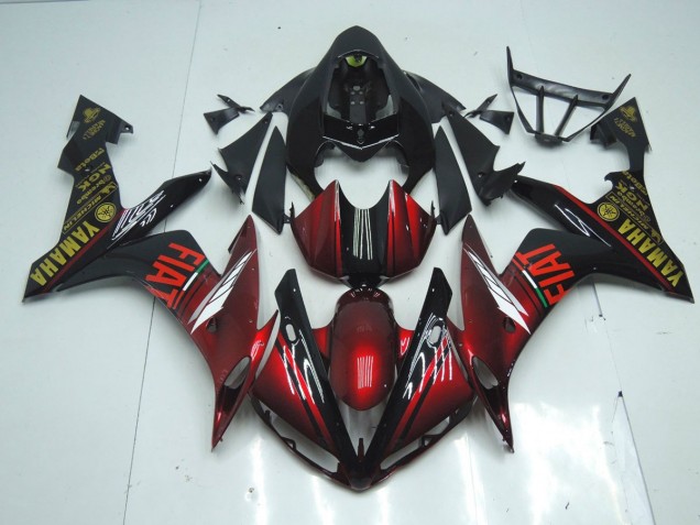 07-08 Dunkel glänzendes Schwarz YZF R1 Motorrad Verkleidung 07-08 Dunkel glänzendes Schwarz YZF R1 Motorrad Verkleidung