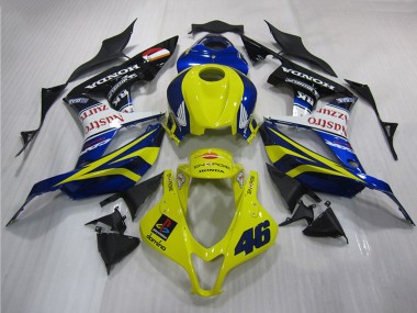 07-08 Gelb Blau 46 CBR600RR Motorrad Verkleidung