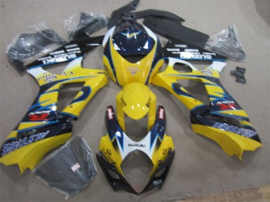 07-08 Gelb Blau GSXR 1000 Motorrad Verkleidung