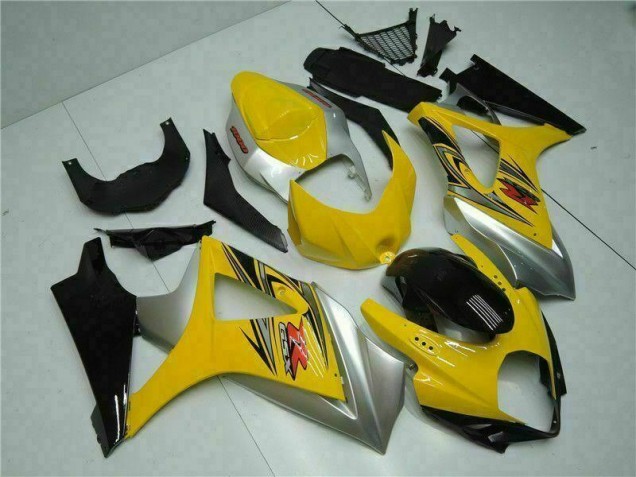07-08 Gelb GSXR 1000 Motorrad Vollverkleidung