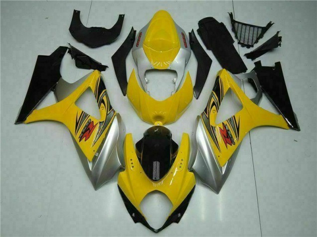 07-08 Gelb GSXR 1000 Motorrad Vollverkleidung
