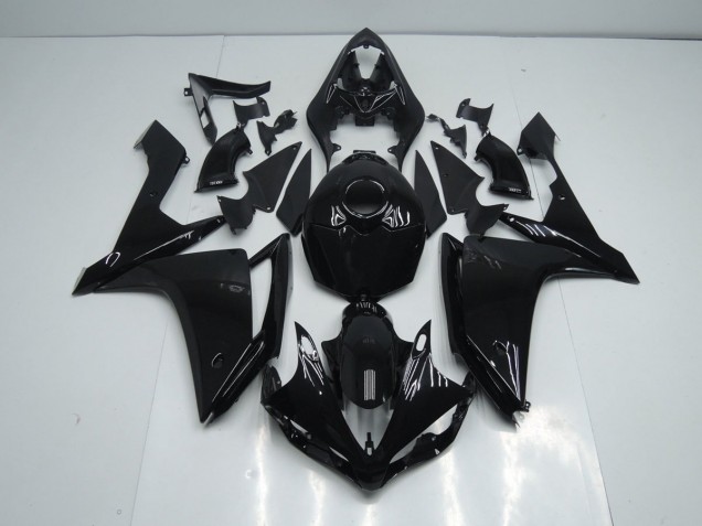 07-08 Glänzend Schwarz YZF R1 Motorrad Verkleidung