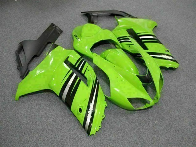 07-08 Grün Schwarz ZX6R Motorrad Verkleidung