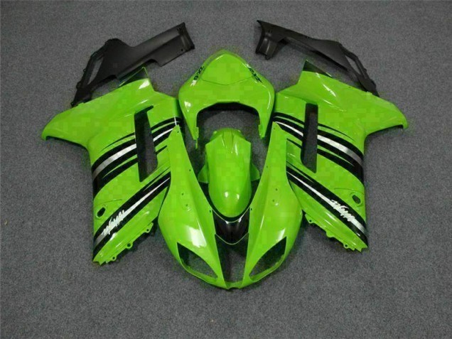 07-08 Grün Schwarz ZX6R Motorrad Verkleidung