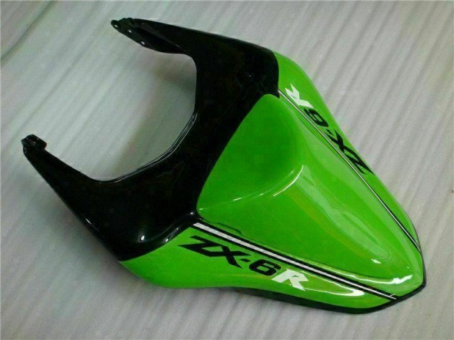 07-08 Grüner weißer Ninja ZX6R Motorrad Verkleidung