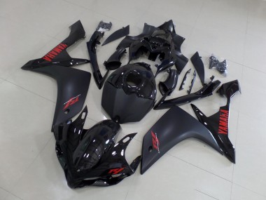 07-08 Matt Schwarz Rot YZF R1 Motorrad Verkleidung