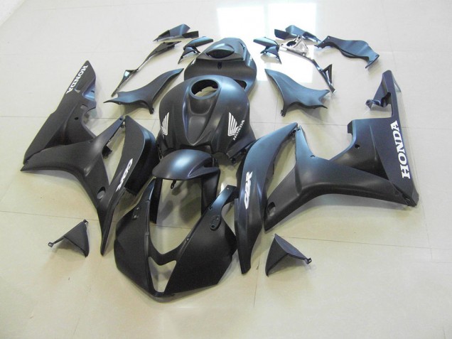 07-08 Matt Schwarze Rennversion CBR600RR Motorrad Verkleidung