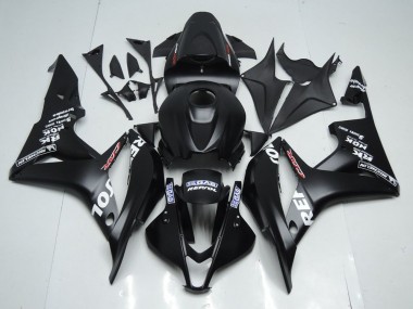 07-08 Matt Schwarzer Repsol CBR600RR Motorrad Verkleidung