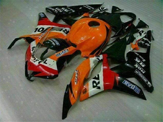 07-08 Orange Schwarz Repsol CBR600RR Motorrad Verkleidungen