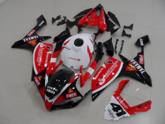 07-08 Rot Schwarz Aufkleber YZF R1 Motorrad Verkleidung 07-08 Rot Schwarz Aufkleber YZF R1 Motorrad Verkleidung