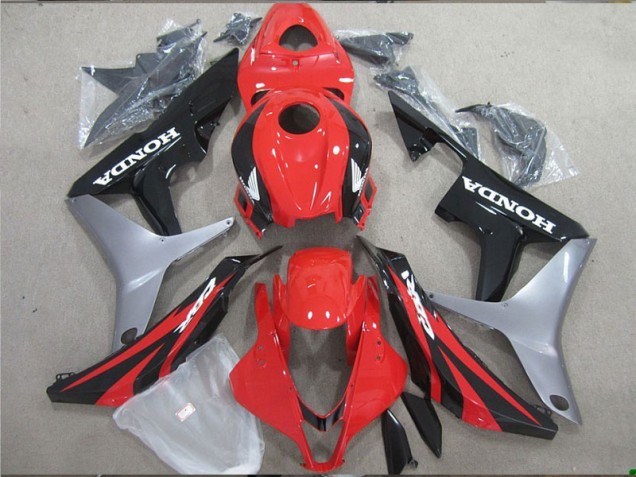 07-08 Rot Schwarz CBR600RR Motorrad Vollverkleidung 07-08 Rot Schwarz CBR600RR Motorrad Vollverkleidung