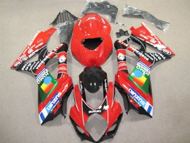 07-08 Rot Schwarz GSXR 1000 Motorrad Verkleidungen