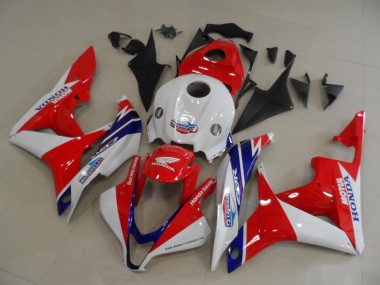 07-08 Rot Weiß CBR600RR Motorrad Vollverkleidung