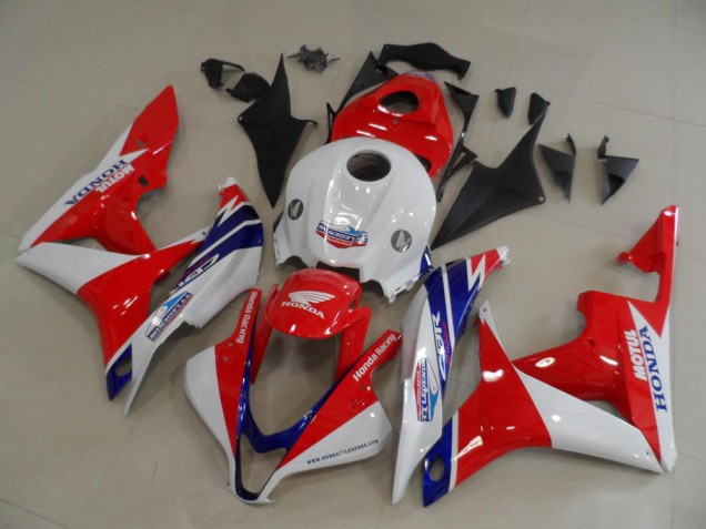 07-08 Rot Weiß CBR600RR Motorrad Vollverkleidung