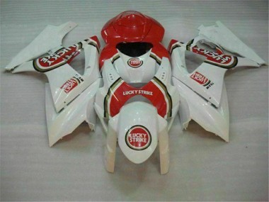 07-08 Rot Weiß GSXR 1000 Motorrad Verkleidung