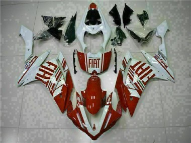 07-08 Rot Weiß YZF R1 Motorrad Verkleidungen