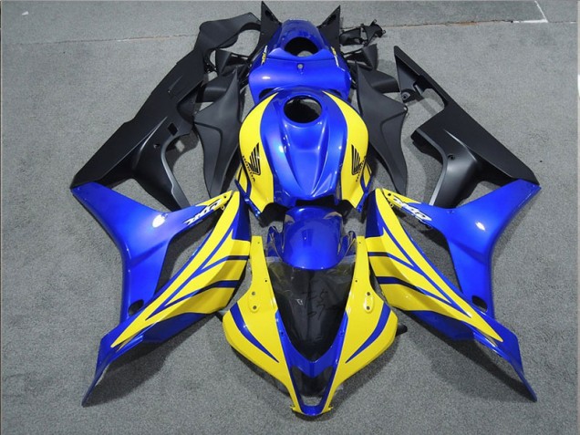 07-08 Schwarz Blau Gelb CBR600RR Motorrad Verkleidung