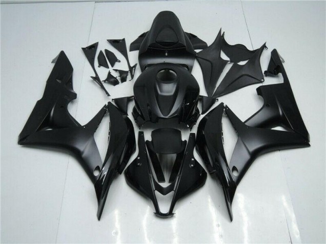 07-08 Schwarz CBR600RR Motorrad Verkleidungen