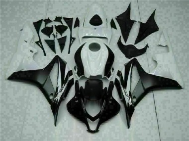 07-08 Schwarz CBR600RR Motorrad Vollverkleidung