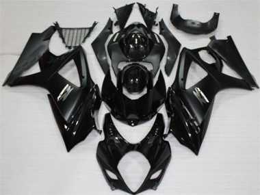 07-08 Schwarz GSXR 1000 Motorrad Verkleidung Komplett Sets
