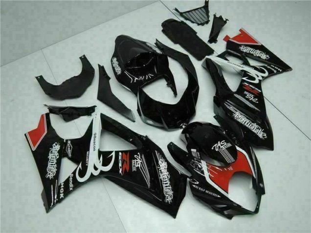 07-08 Schwarz GSXR 1000 Motorrad Verkleidung